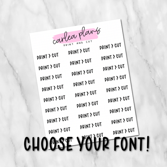 Print & Cut Scripts