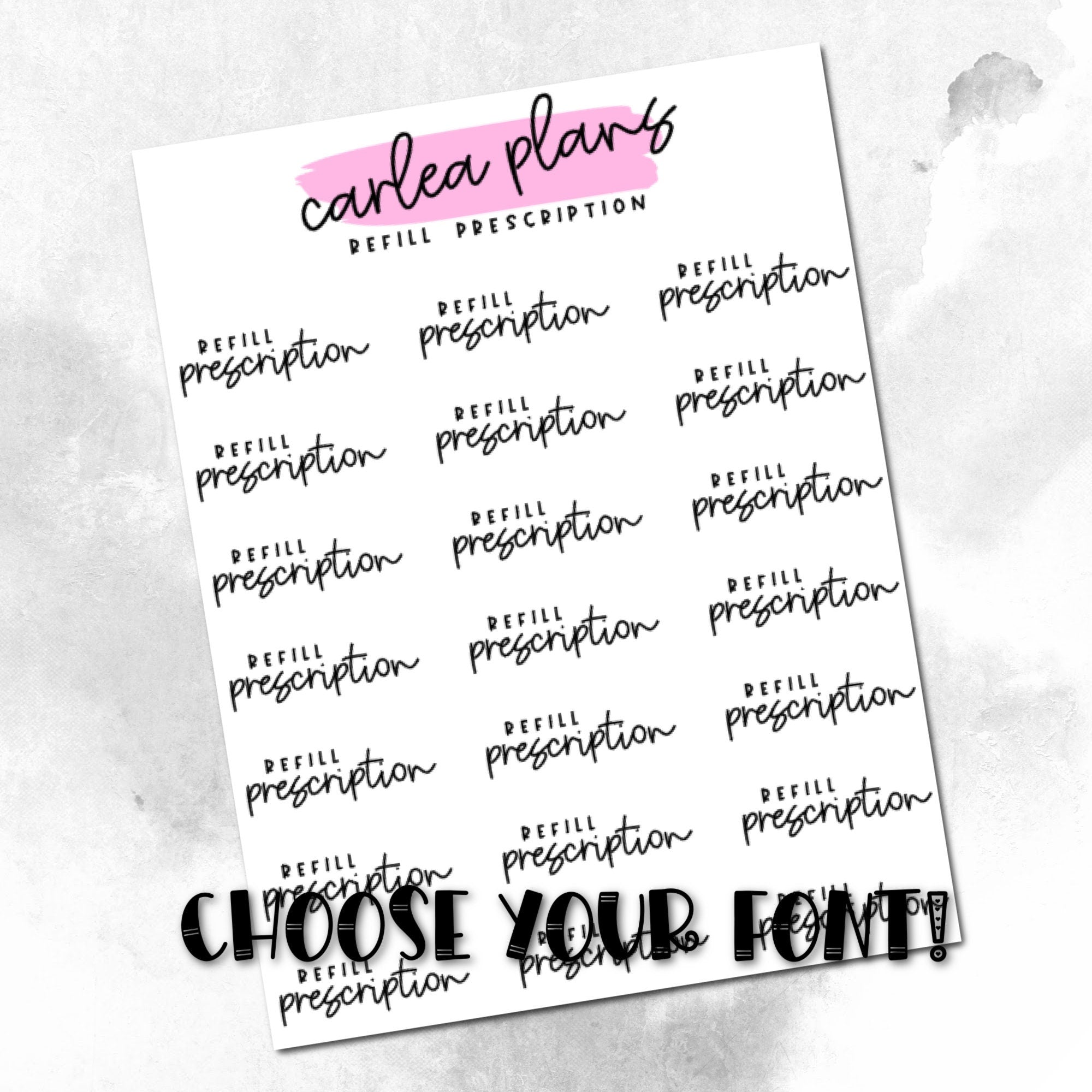 Refill Prescription Scripts – CarleaPlans