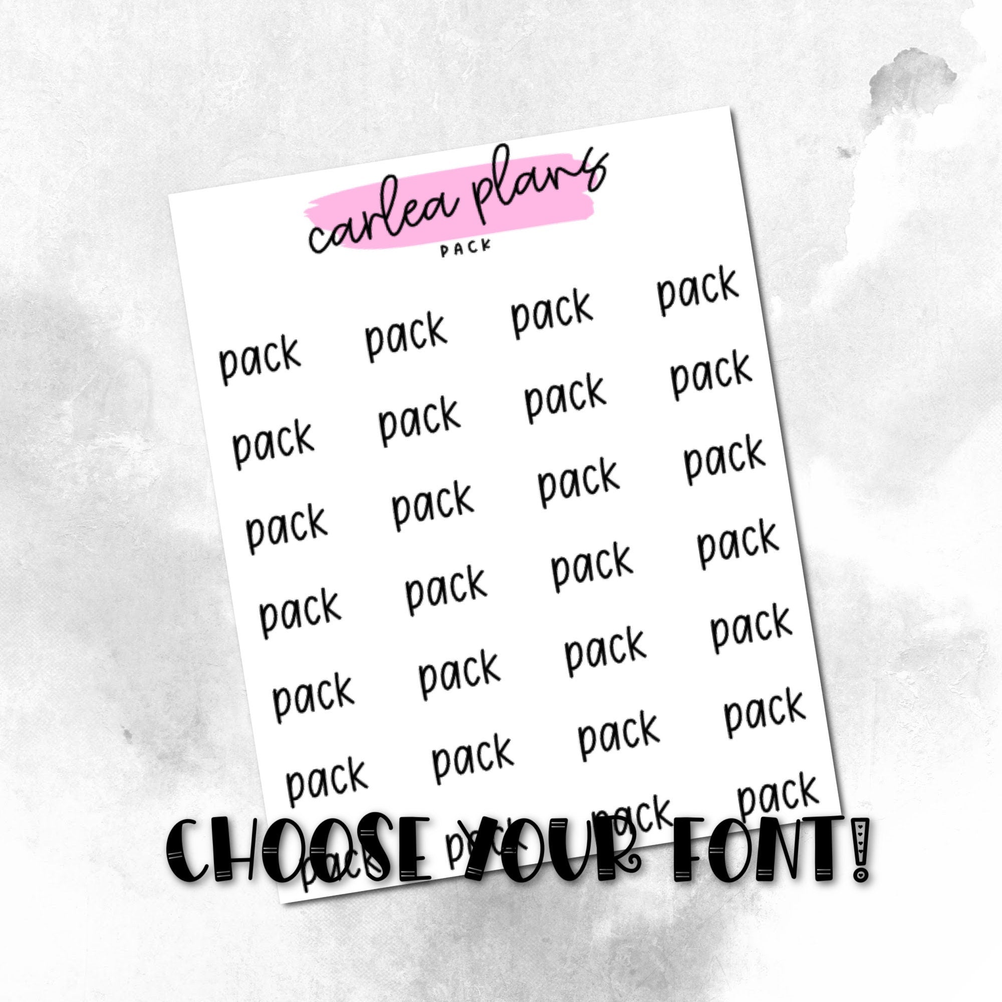 Pack Scripts – CarleaPlans